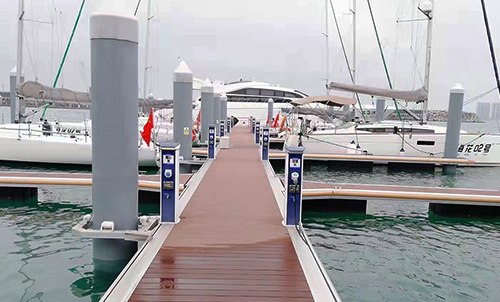 Project Aluminum Pontoon and Concrete pontoon Sea Island of Hainan, China