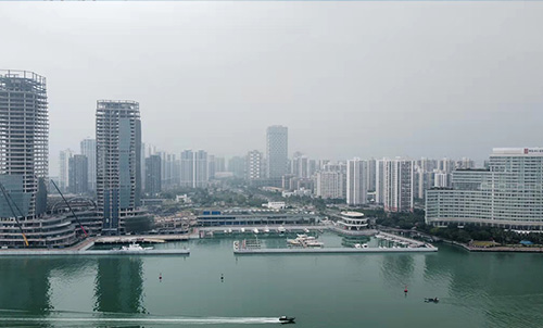 Haikou Danna International Yacht Club Aluminum Pontoon Yacht Floating Dock Project